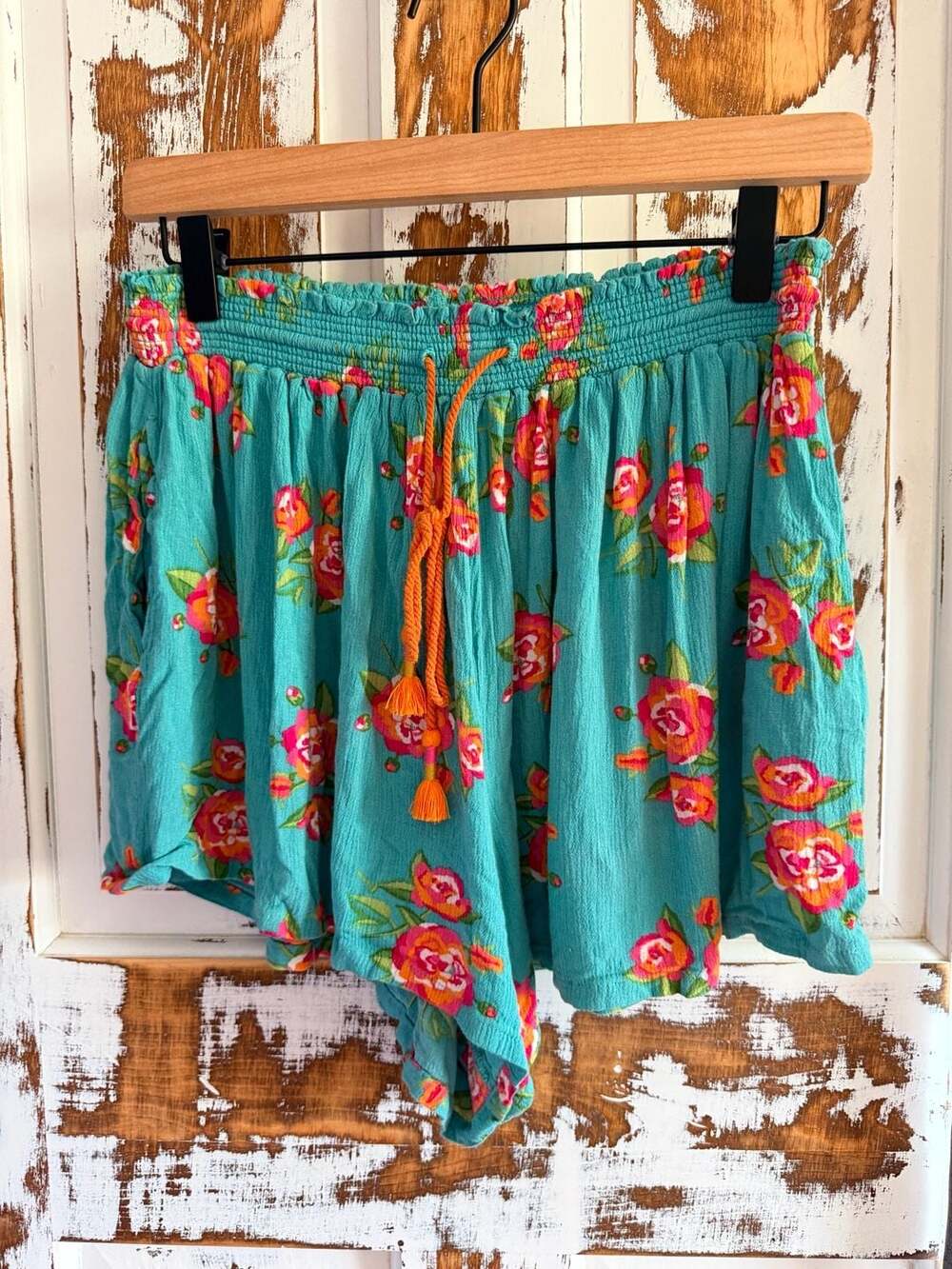 Matilda Jane Tropical Print Beachy Resort Wear Shorts Size M